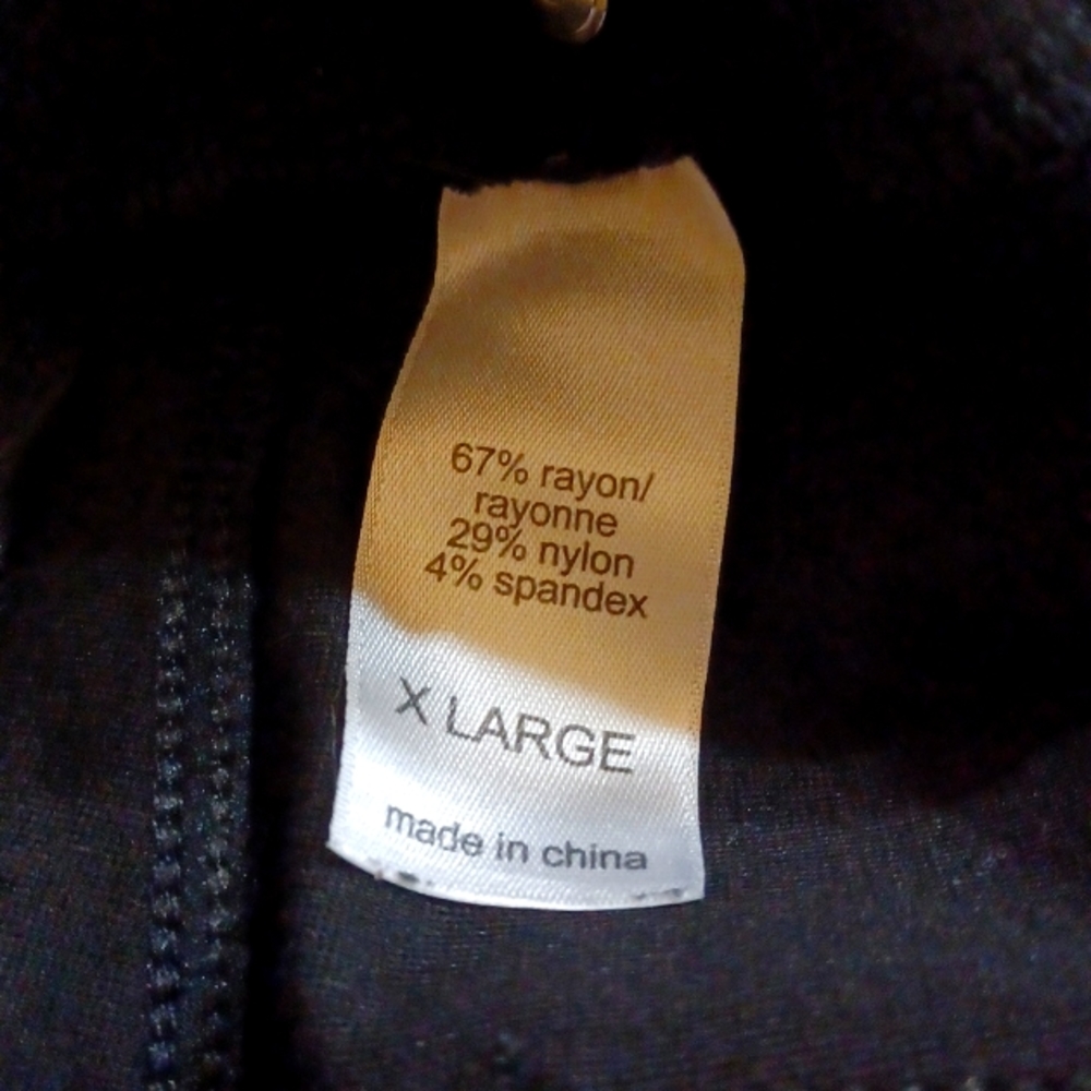 Sz XL Jet Black Capri Jeggings by Maurices - Picture 6 of 10